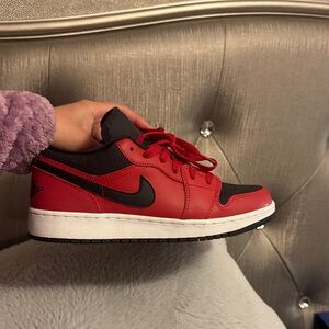 Nike Kids Red and Black Sneakers